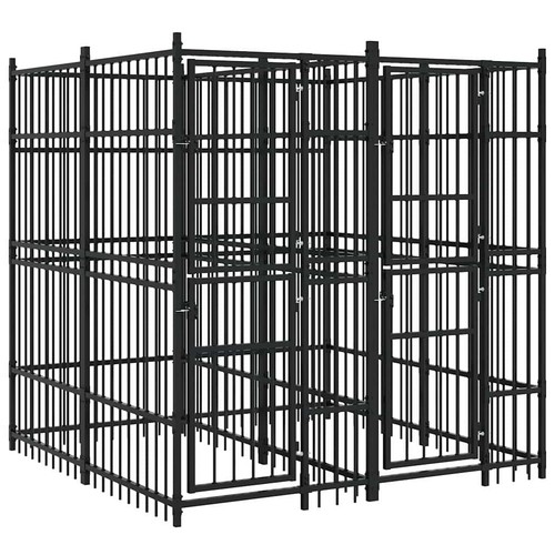 Outdoor dog kennel - kennel, steel
