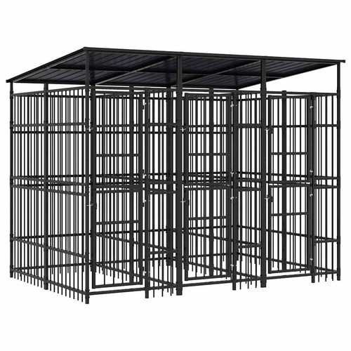 Outdoor dog kennel steel puppy - outdoor,