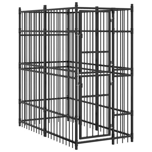 Outdoor dog kennel steel puppy - dog,