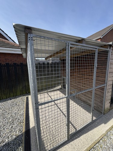 Double dog kennel - double,